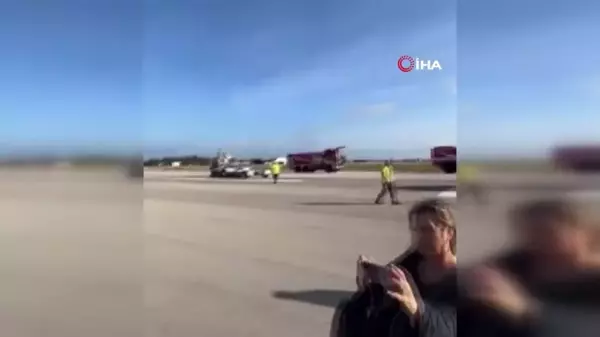 İtalya'da Duman Çıkaran Uçakta Yolcular Güvenli Şekilde Tahliye Edildi