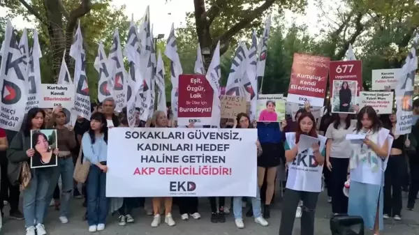 Kadın Cinayetlerine Karşı Eylem: 'Güvende Değiliz'