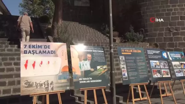 Diyarbakır'dan Cumhurbaşkanı Erdoğan liderliğinde Filistin'e destek mesajı