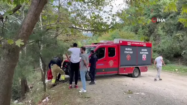 El Frenini Çekmeyi Unutan Sürücünün Araç Uçurumdan Düştü