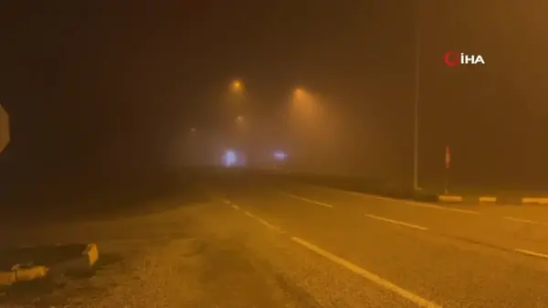Zonguldak'ta Gece Sis Etkili Oldu