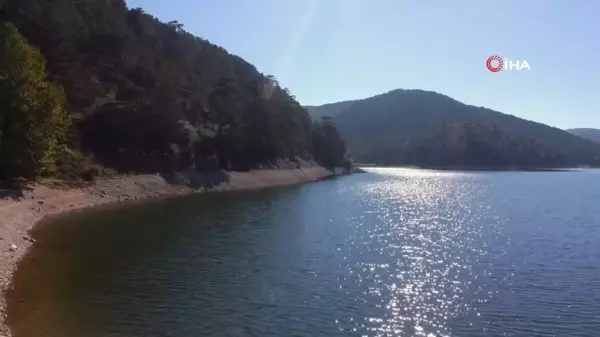 Bolu'daki Sünnet Gölü Kuraklıkla Mücadele Ediyor