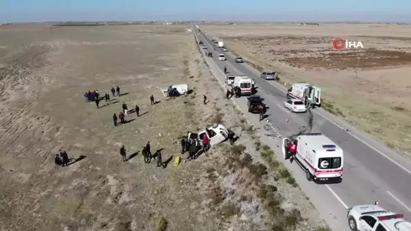 Aksaray'da Trafik Kazası: 1 Ölü, 2 Yaralı