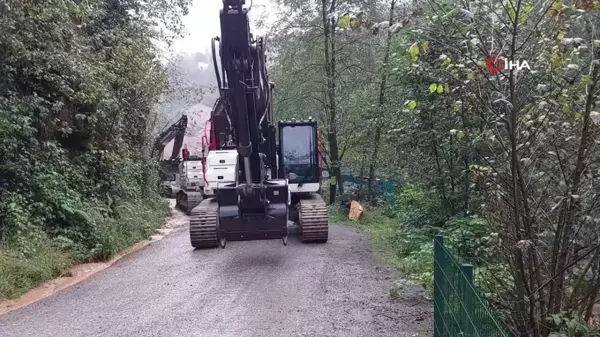 Rize'deki Heyelan Sonrası Temizlik Çalışmaları Zorlaşıyor