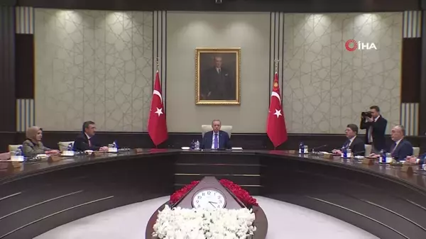 Cumhurbaşkanlığı Kabinesi, Cumhurbaşkanı Erdoğan başkanlığında Beştepe'de toplandı