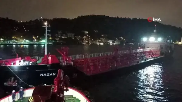 İstanbul Boğazı'nda gemi trafiği, bir gemide yaşanan arıza nedeniyle çift yönlü olarak askıya alındı