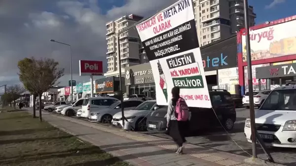 Van'daki Market, İki Aylık Karını Filistin'e Bağışlıyor