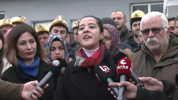 EMEP Milletvekili Sevda Karaca, Madencilerin Varlık Satışına Direnişine Destek Verdi