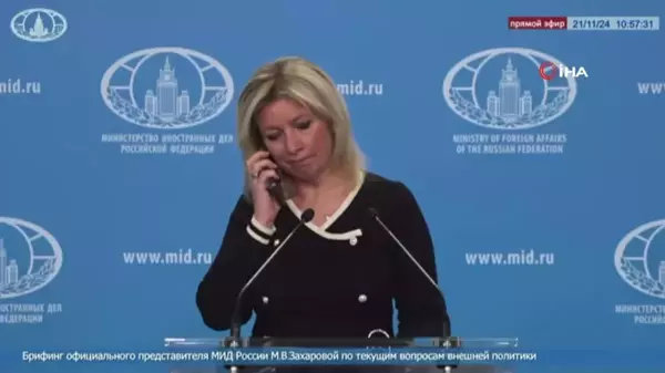 Zaharova'ya Balistik Füze Uyarısı