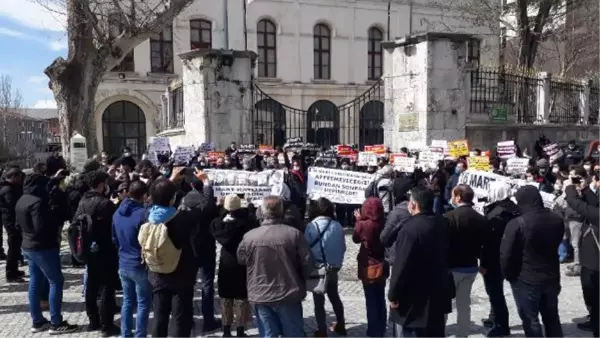 BEYAZIT'TA 16 MART VE HALEPÇE PROTESTOSU