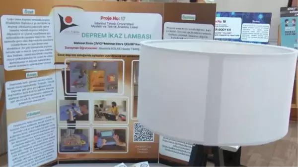 LİSELİ MUCİTLERDEN DEPREM İKAZ LAMBASI