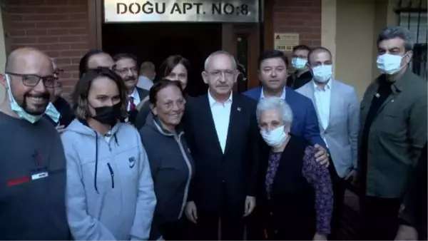 Kılıçdaroğlu'ndan Saltık'ın ailesine taziye ziyareti