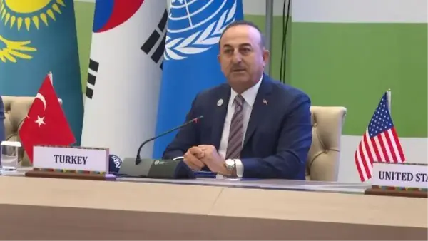 Çavuşoğlu, 'Orta ve Güney Asya: Bölgesel Bağlantısallık, Sınamalar ve Fırsatlar' konferansında konuştu