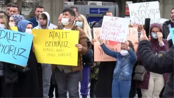 BAKIRKÖY'DE TOPLANAN MAHKUM YAKINLARI GÜVERCİN UÇURDU