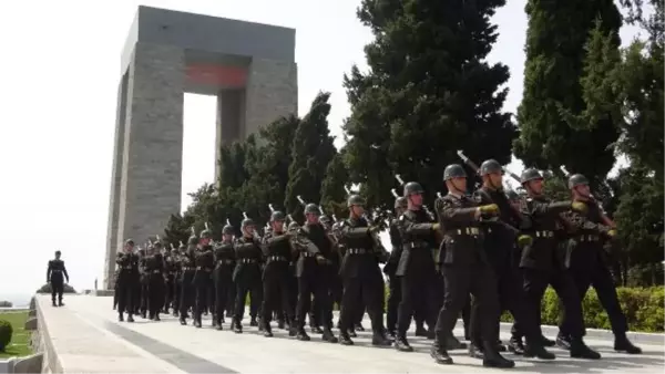 ÇANAKKALE KARA SAVAŞLARI'NIN 107'NCİ YILI TÖRENİ PROVASI YAPILDI