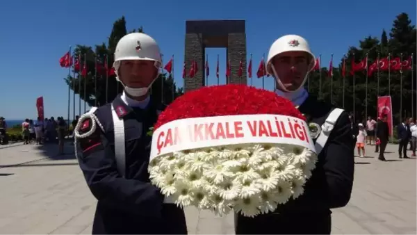 Son dakika haberi... Çanakkale Şehitler Abidesi'nde 15 Temmuz şehitleri anıldı