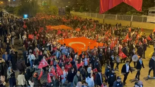 Iğdır'da Cumhuriyet'in 100. Yılı Kutlamaları Kortej Yürüyüşü