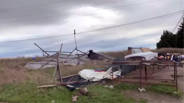 Kırklareli ve Tekirdağ'da Kar Yağışı ve Kuvvetli Rüzgar Etkili Oldu