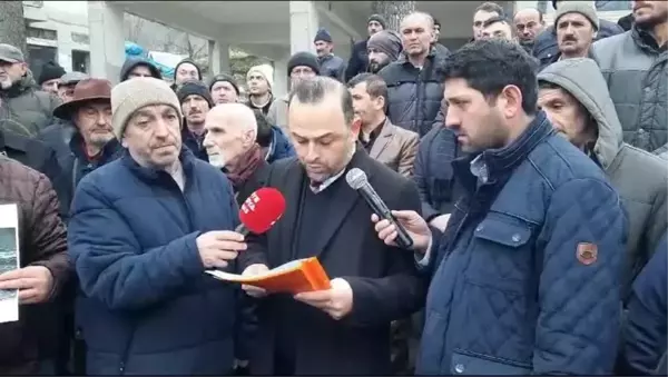 Ordu'da Katı Atık Bertaraf Tesisi Protesto Edildi