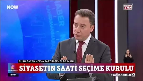 Ali Babacan: Dem Parti Stockholm sendromuna yakalanmış durumda