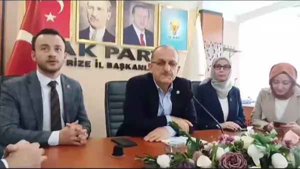 AKP Rize İl Başkanı Hikmet Ayar, görevinden affını istedi