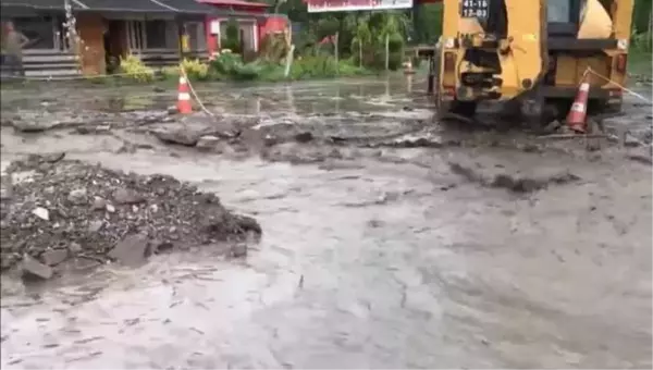 KARTEPE'DE 18 GÜN SONRA AYNI DERE YİNE TAŞTI