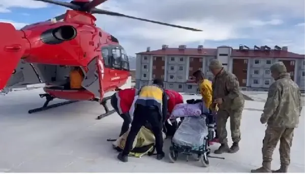 Böbrek Yetmezliği Hastası Ambulans Helikopterle Sevk Edildi