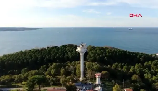 İstanbul boğazı'ndaki kurulmaya başlanan yeni sistemi dha görüntüledi