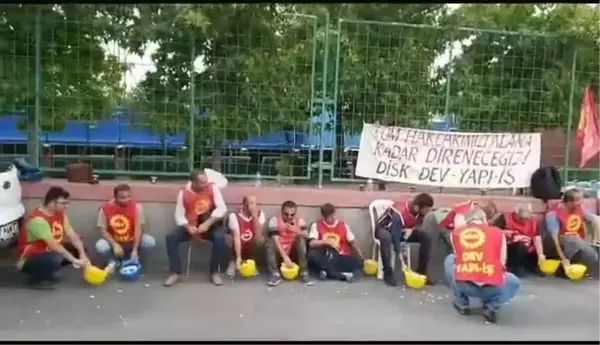 Tanzanya'daki Demoryolu İnşaatında Çalışırken İşten Çıkarılan İşçiler İstanbulda Eylemde: 