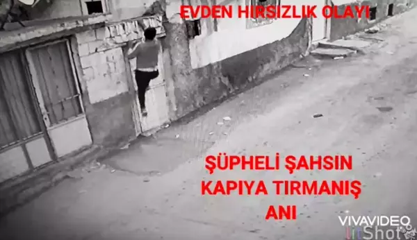 Örümcek adam gibi tırmanarak girdiği evden valiz dolusu eşya çaldı