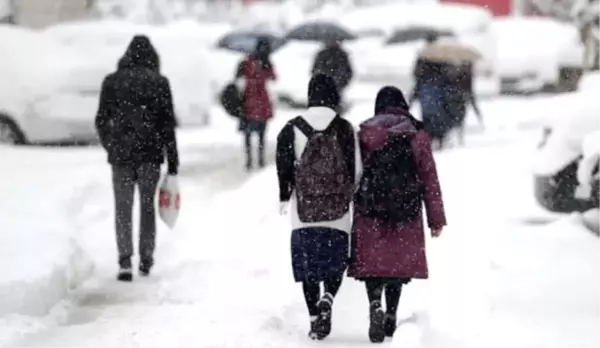 14 ilde olumsuz hava koşulları nedeniyle eğitime ara verildi