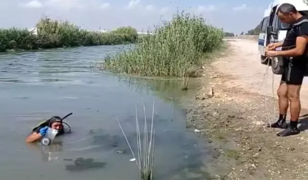 Son dakika haber | Araçla çarpılıp bıçaklanarak öldürülmüştü...Kurbağa adamlar, cinayet silahı ve bıçağını derede buldu