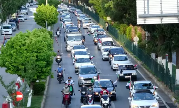 Adıyaman'da, Kudüs konvoyu düzenlendi