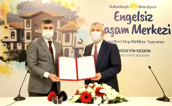 Sultanbeyli'de Engelsiz Yaşam Merkezi için imzalar atıldı