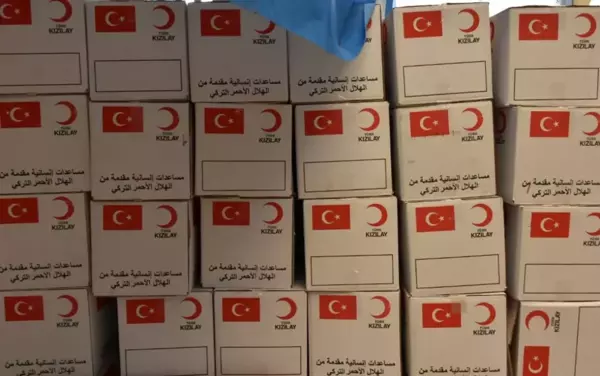 Türk Kızılaydan Kerkük'te ihtiyaç sahibi ailelere ramazan yardımı