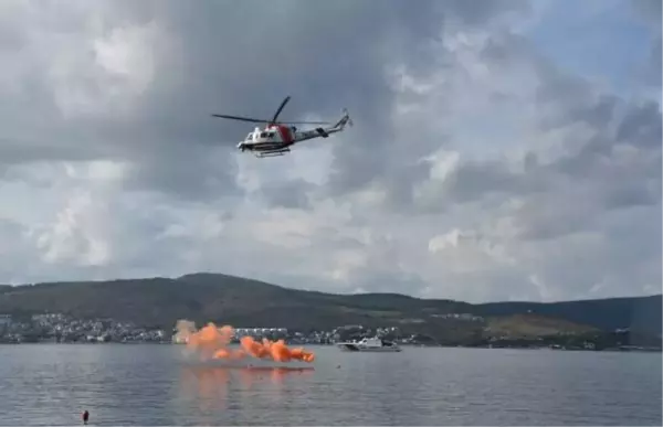 Urla'da Bölge Tatbikatı Gerçekleştirildi