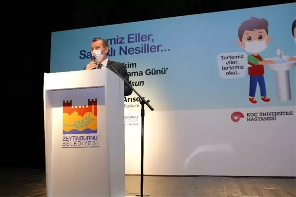 Miniklere doğru el yıkama tekniği öğretildi