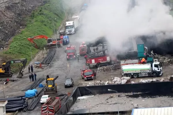 Son dakika haberleri | Giresun'da çöp tesisinde yangın