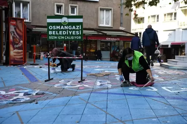 Osmangazi'nin sokakları sanatla buluşuyor