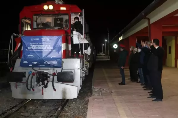 Türkiye' den Çin' e giden ilk İhracat Treni Sivas' ta