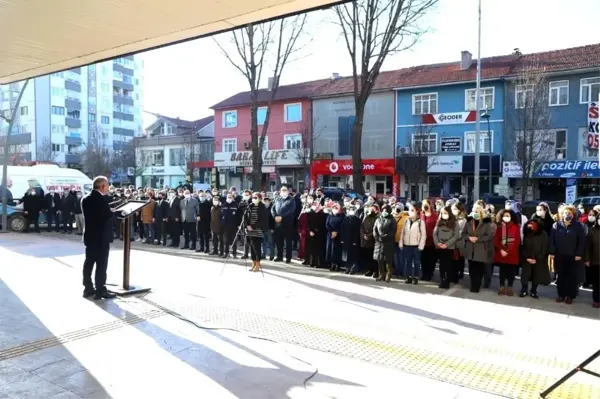 Çankırı tek nefes oldu, belediye hoparlörlerinden İstiklal Marşı seslendirildi