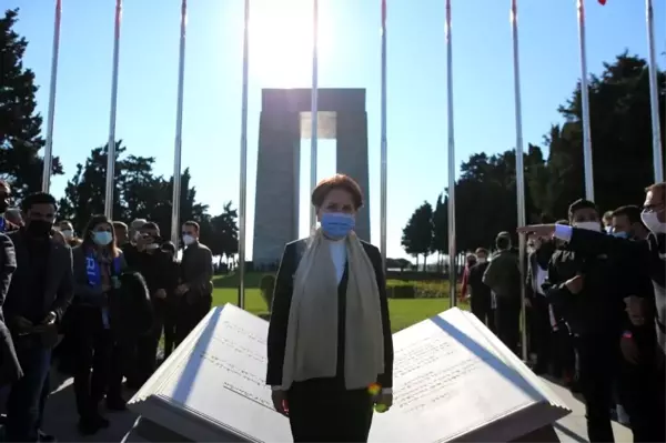 Son dakika haberi! İYİ Parti Genel Başkanı Akşener Şehitler Abidesi'nde