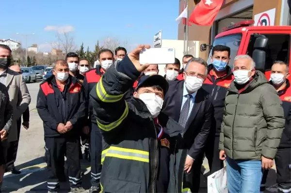 Down sendromlu Ramazan'ın itfaiyeci olma hayali gerçek oldu