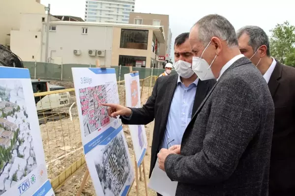 İzmir'deki deprem konutlarının inşası sürüyor