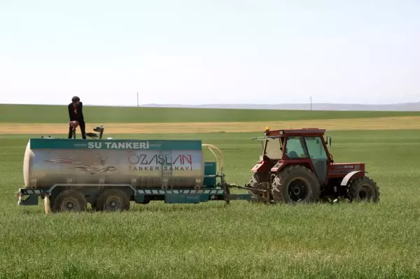 Çiftçiler kuraklığa böyle önlem aldı