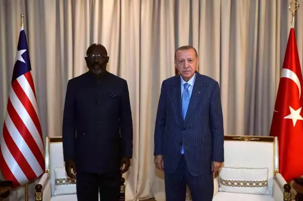 Son dakika haber: Cumhurbaşkanı Erdoğan, Liberya Devlet Başkanı Weah ile bir araya geldi