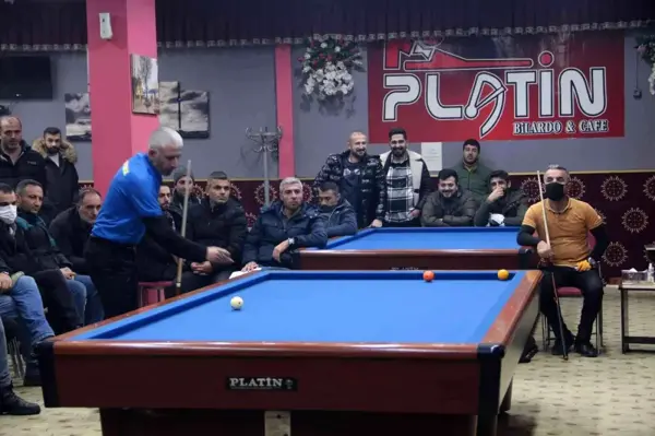 Bitlis'te bilardo turnuvası sona erdi