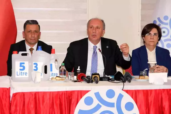 Muharrem İnce, 6 partiye Mersin'den yüklendi