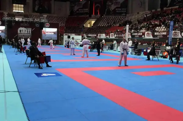 57. Avrupa Büyükler Karate Şampiyonası Gaziantep'te başladı