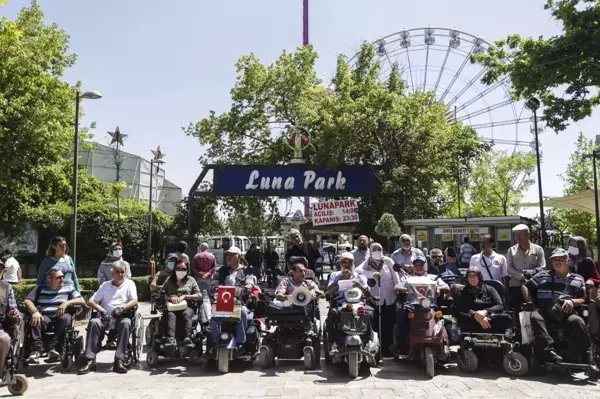 Lunaparka bir engellinin tekerlekli sandalye ile alınmamasına suç duyurusu